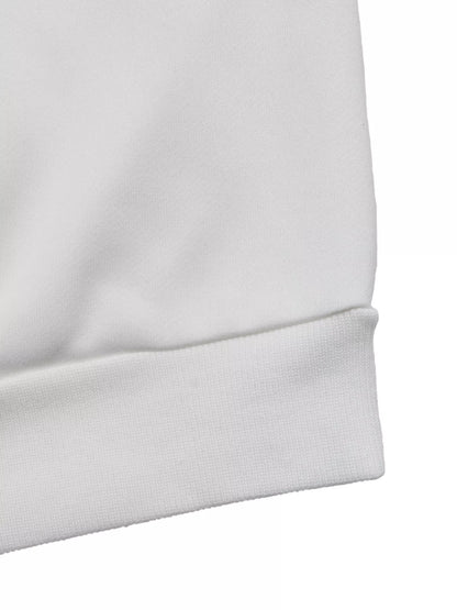 Side Striped Round Neck Sweatshirt