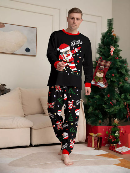 Family Matching Christmas Santa Pajamas Set Plus Size