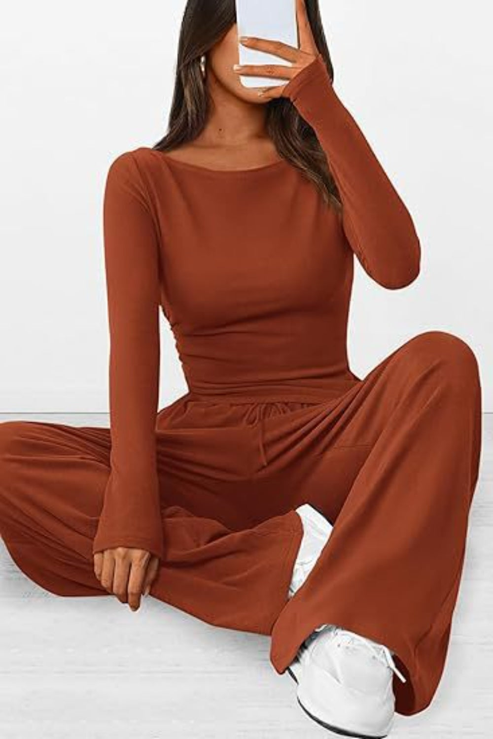 Long Sleeve Top Pants Set