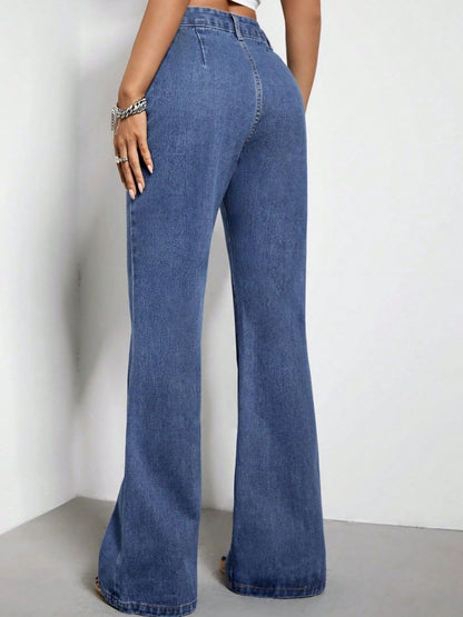 High Waist Bootcut Jeans