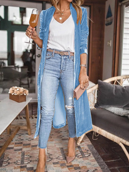 Long Sleeve Longline Cardigan