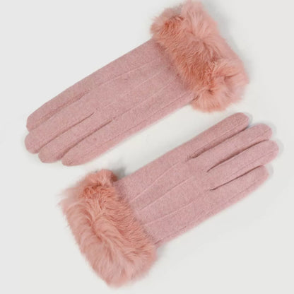 Fur Cuff Gloves