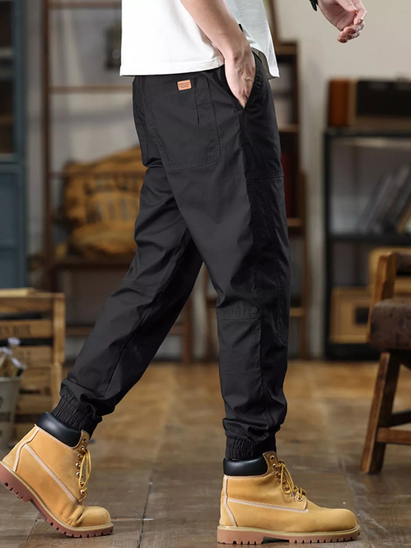 Men's Full Size Wide Leg Pants