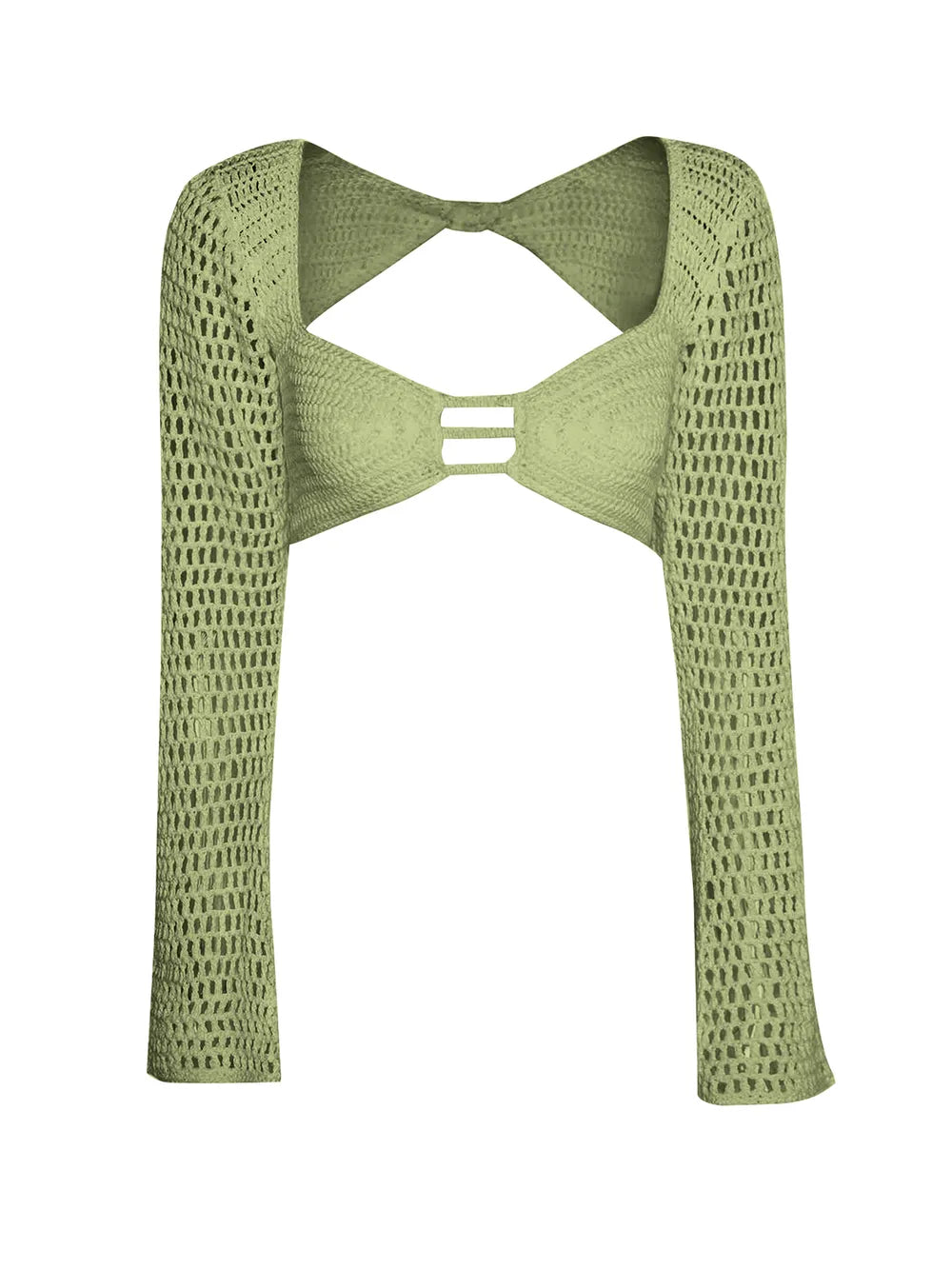 Top and skirt cover-up set, view 7