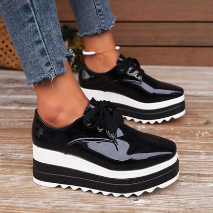 Lace Up Platform Sneakers
