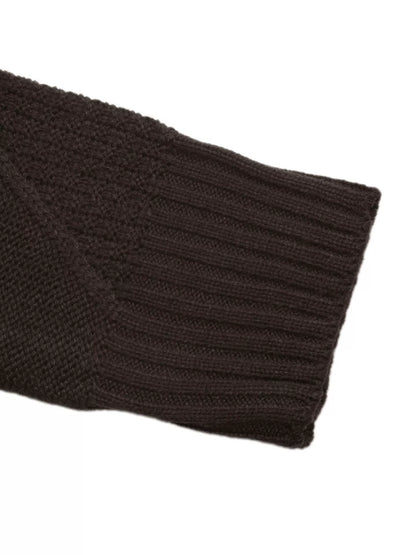 V-neck cable knit cardigan, view 7