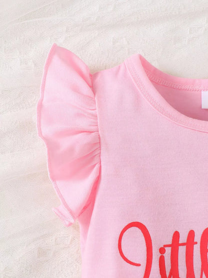 Children's Little Sister Butterfly Print Set