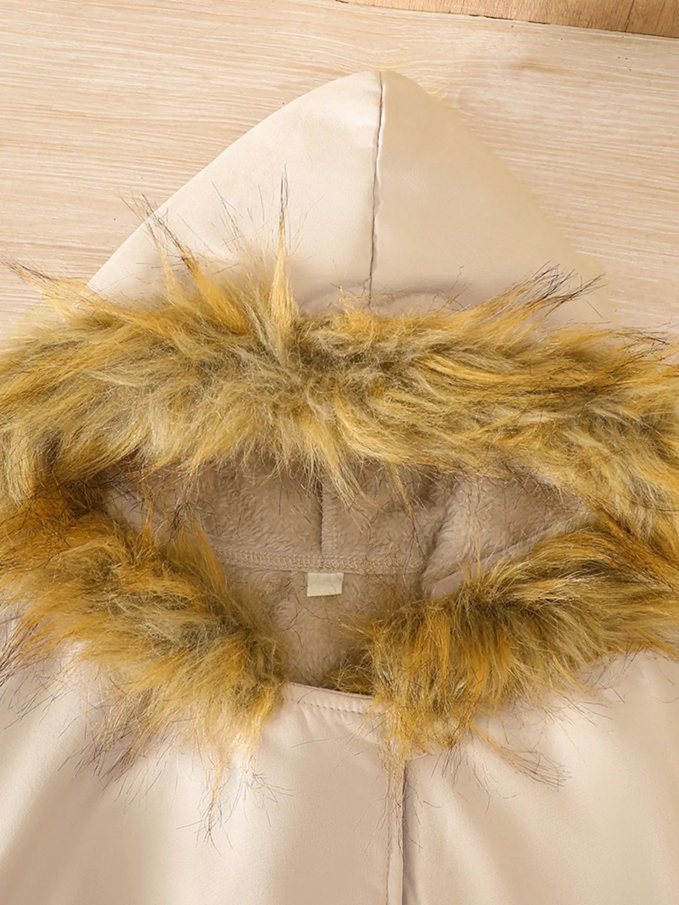 Children's Faux Fur Hooded Outerwear