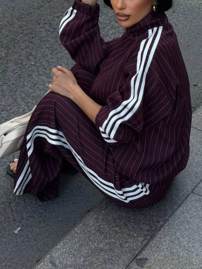 Zip-up jacket and pants set, view 10