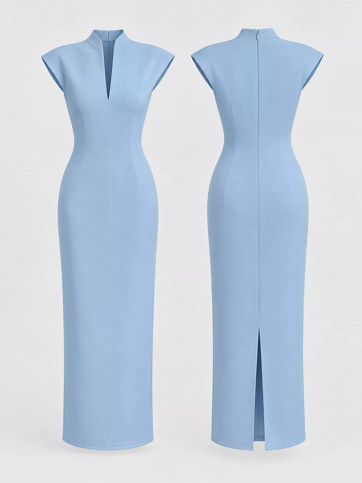 Plus size sleeveless bodycon dress, view 20