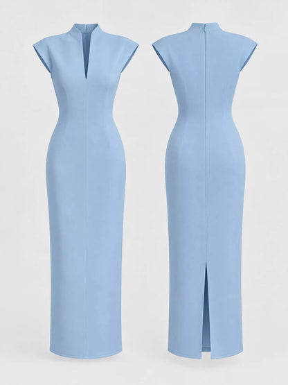 Plus size sleeveless bodycon dress, view 20