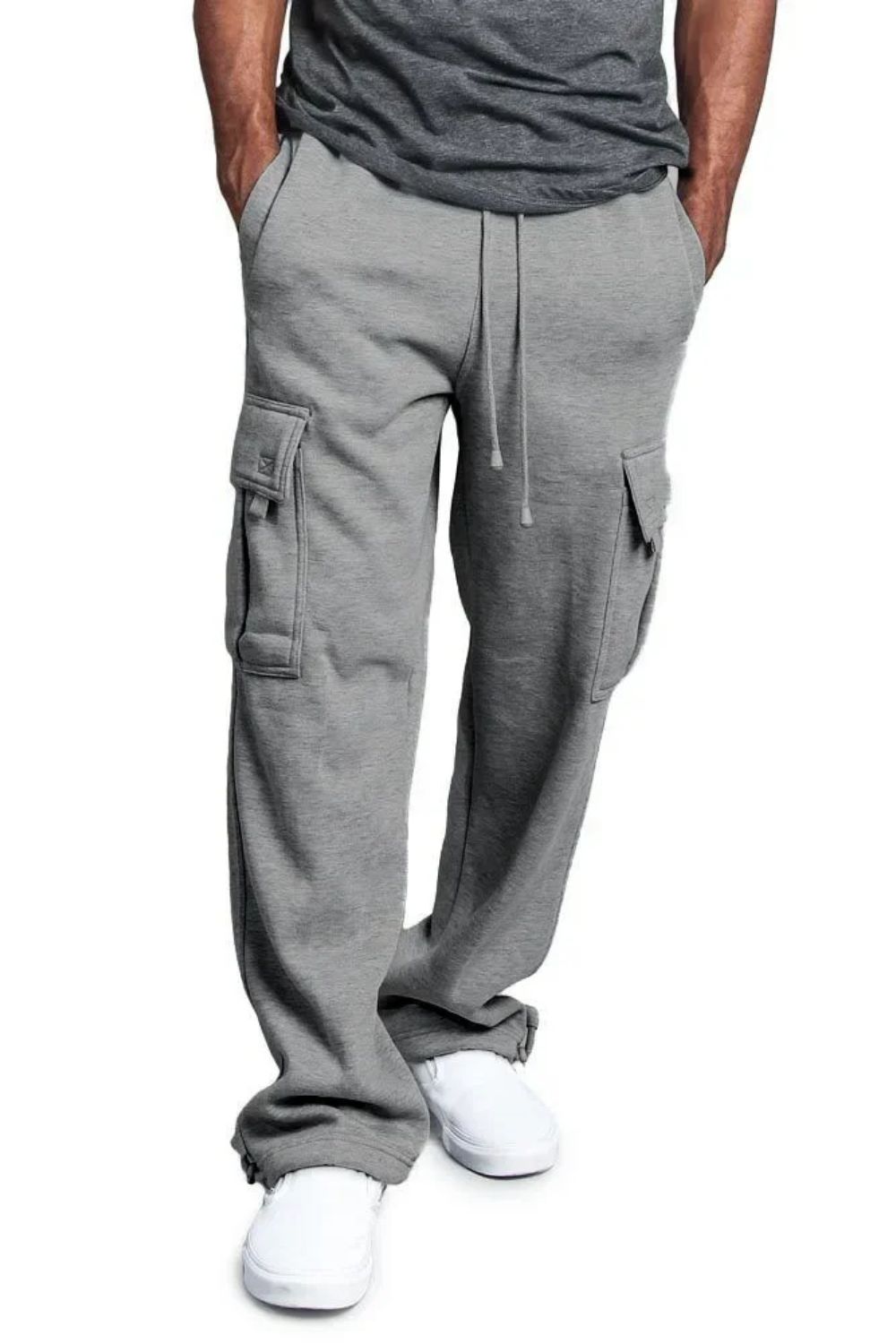 Men's Plus Size Drawstring Cargo Pants
