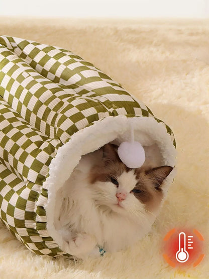 Cozy Plush Pet Tunnel Nest