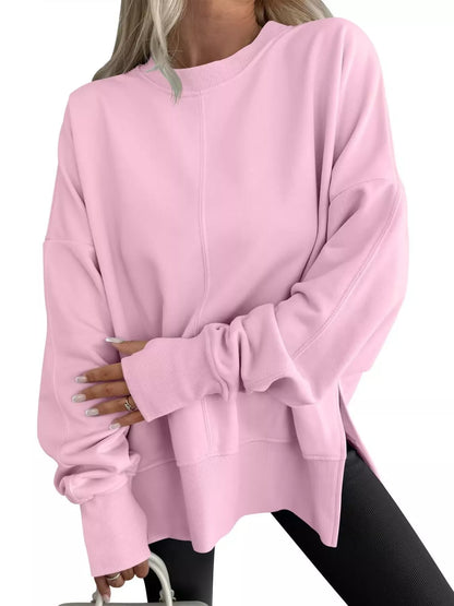 Oversized crew neck sweatshirt, view 36