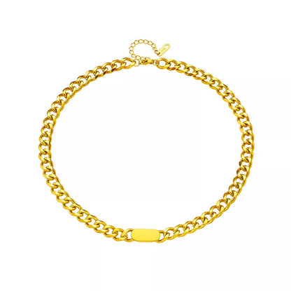 Bar chain necklace and bracelet set, view 5