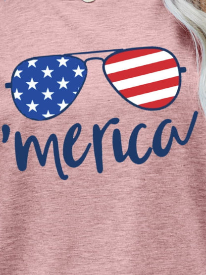 US Flag Graphic Tee