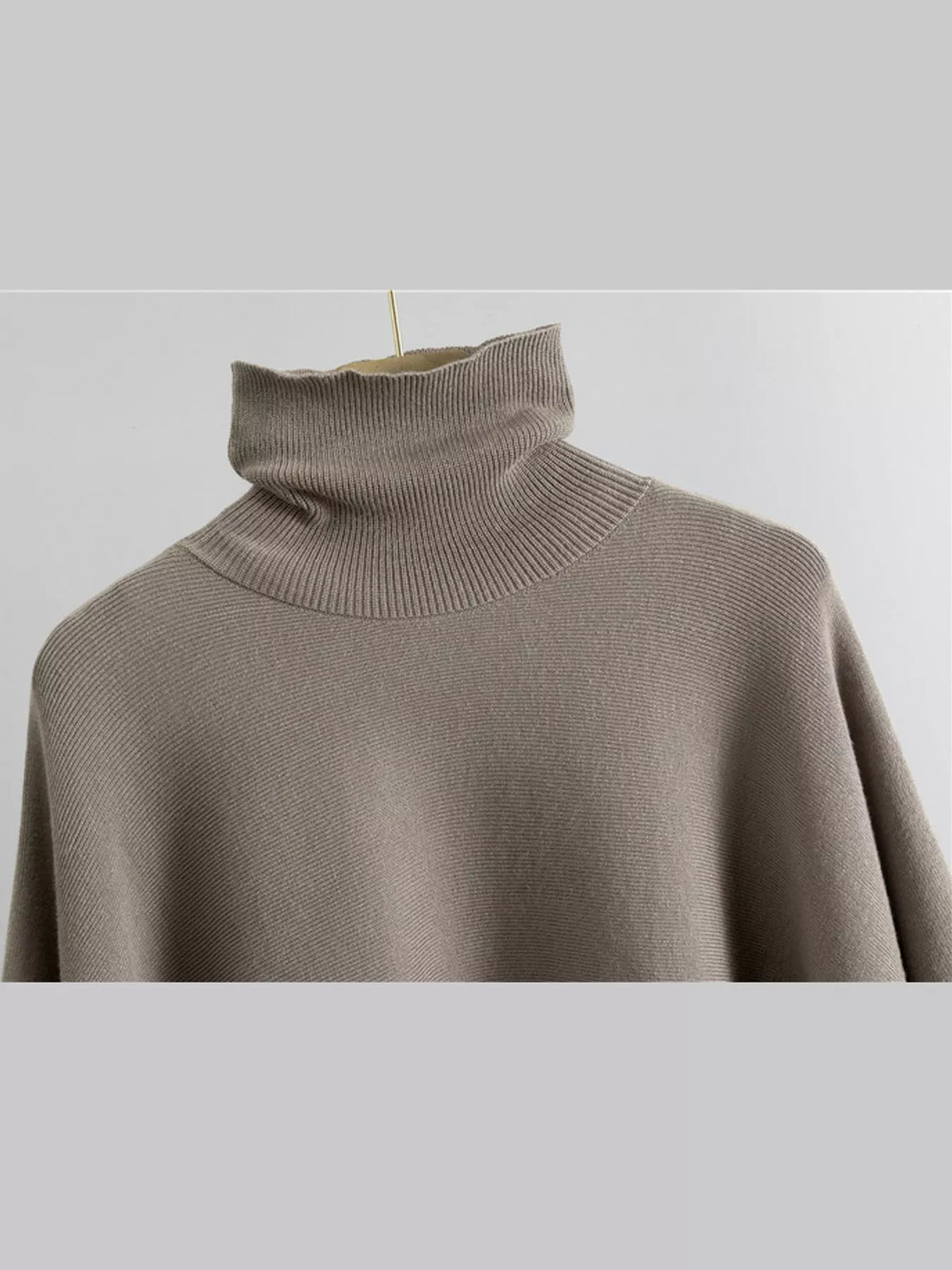 Poncho sweater and pants set, view 4