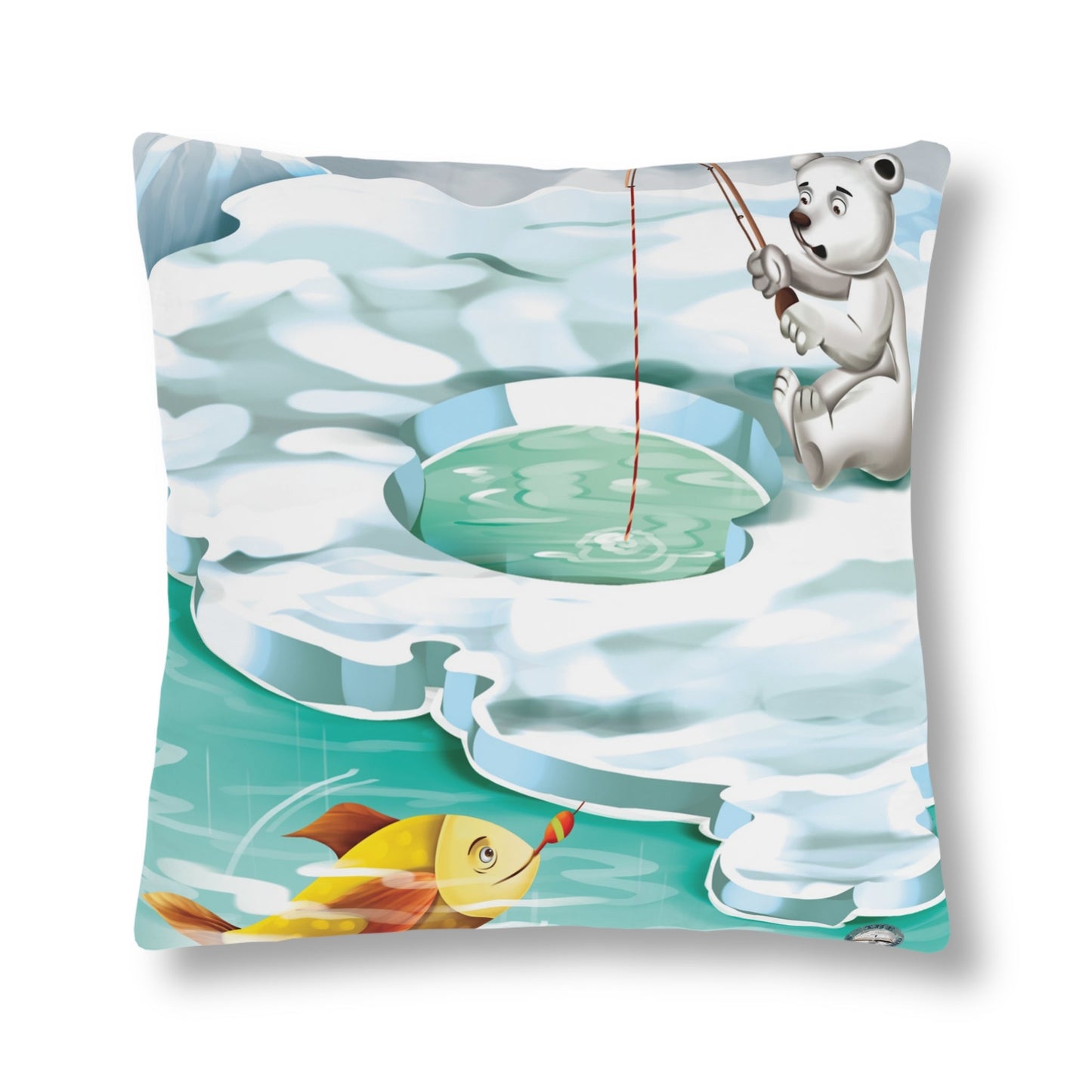 Poro The Polar Bear Waterproof Pillows