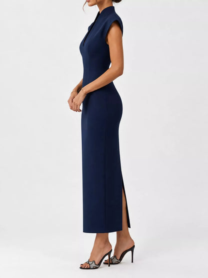 Plus size sleeveless bodycon dress, view 28
