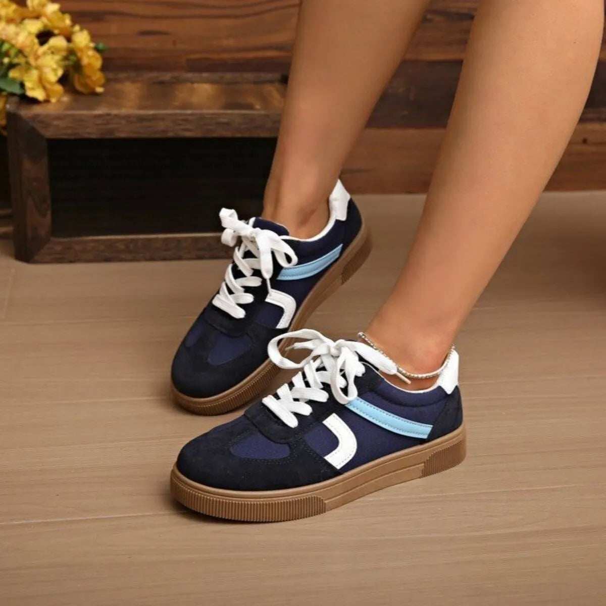 Platform Lace Up Sneakers