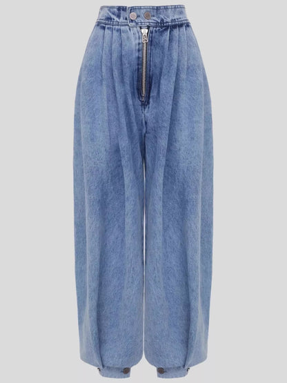 Plus size balloon leg jeans, view 4