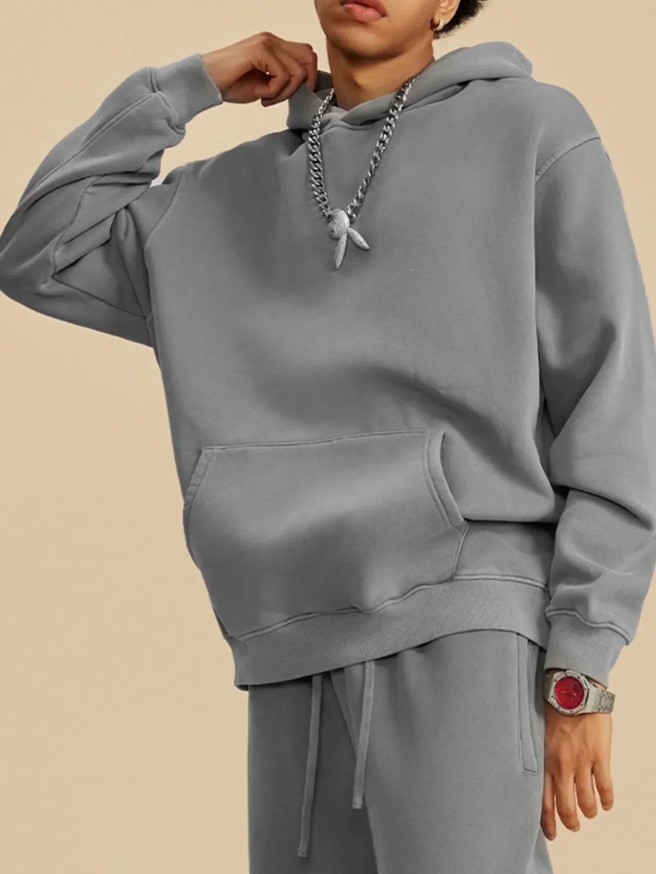 Men's Hoodie with Kangaroo Pocket