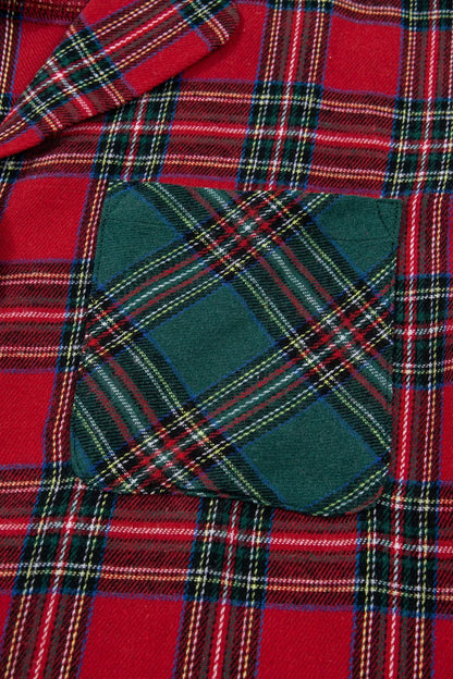 Plaid Christmas 2pcs Pajama Set