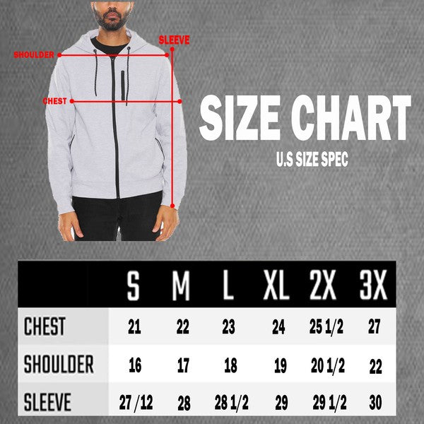 Heathered Zip Up Jacket