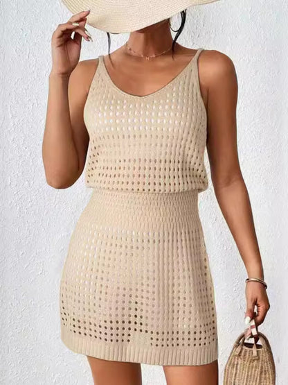 V-Neck Sleeveless Cover Up Dress