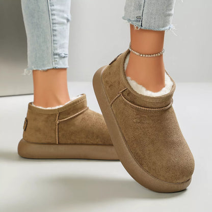 Round Toe Platform Boots