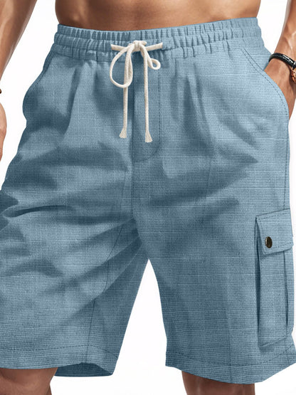 Men's Full Size Drawstring Shorts with Pockets