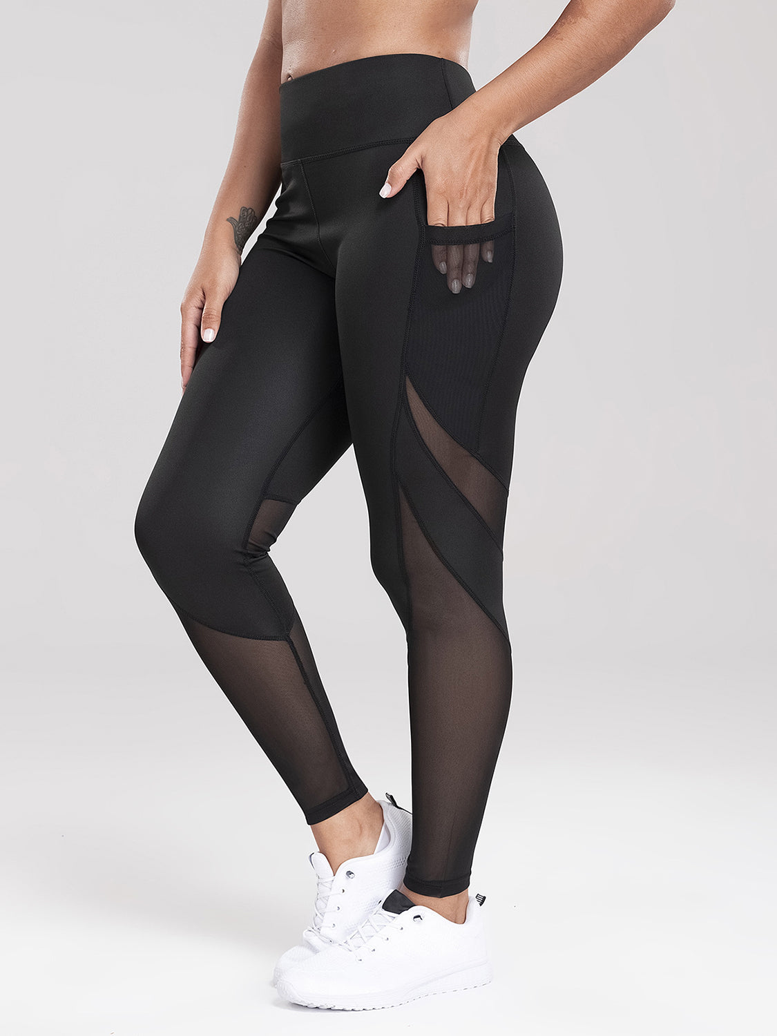 Pocketed High Waist Active Leggings - MONLANE