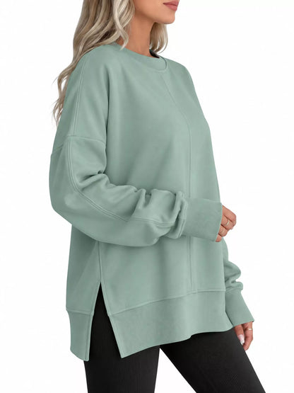 Oversized side-slit sweatshirt, view 53
