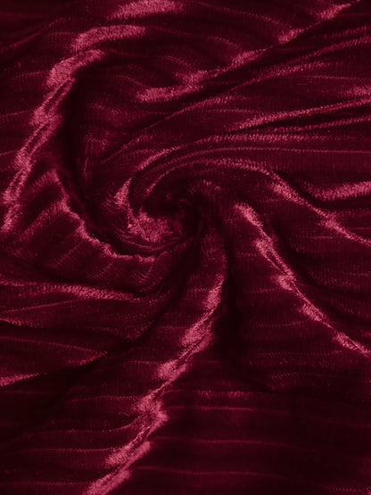 Velvet Tie Front Tiered Mini Dress