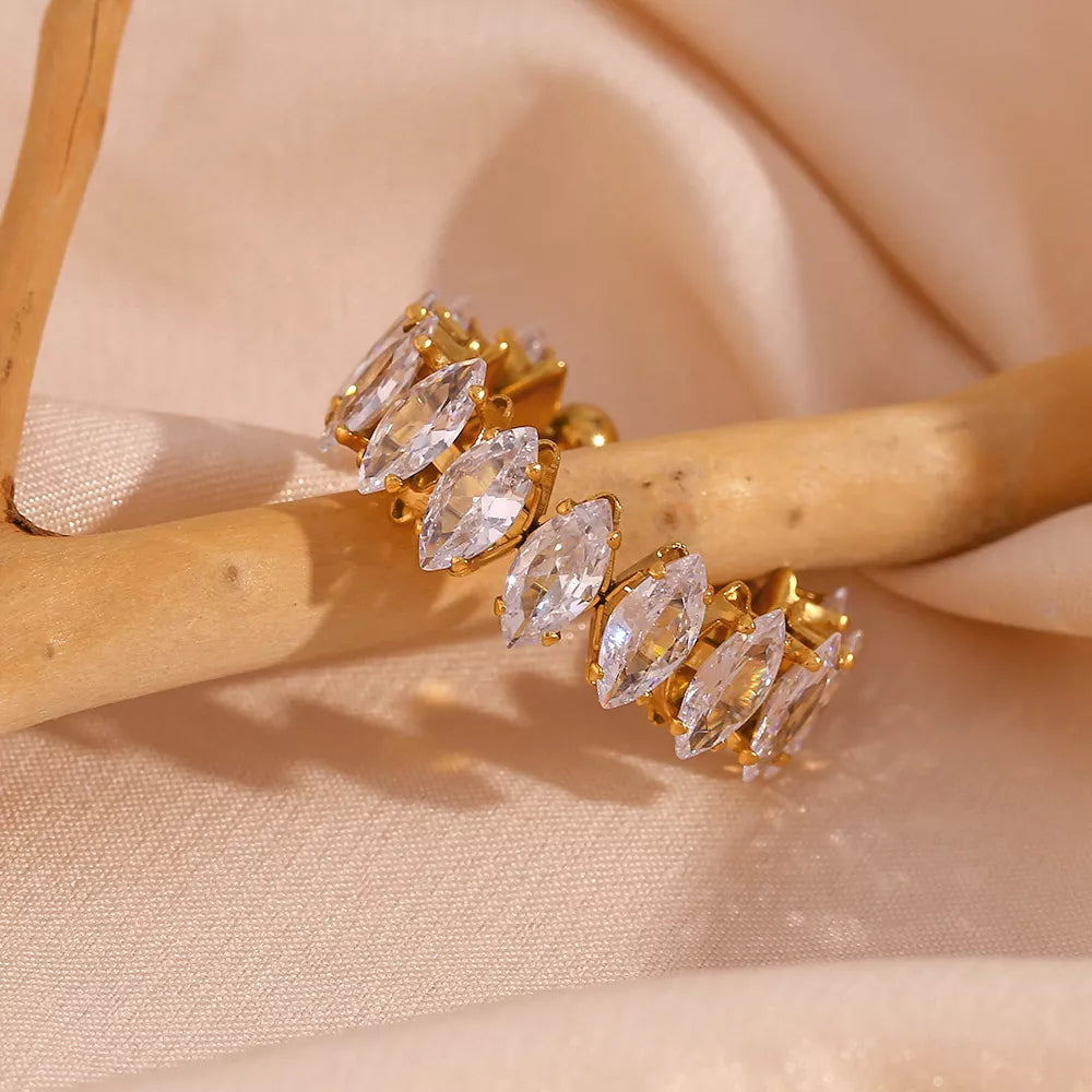 Gold-plated bracelet and ring set, view 7