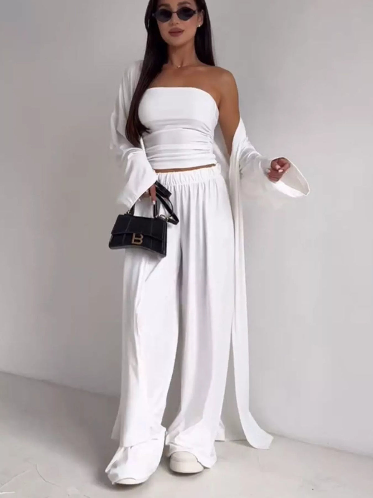 3-piece cardigan and pants set, view 9