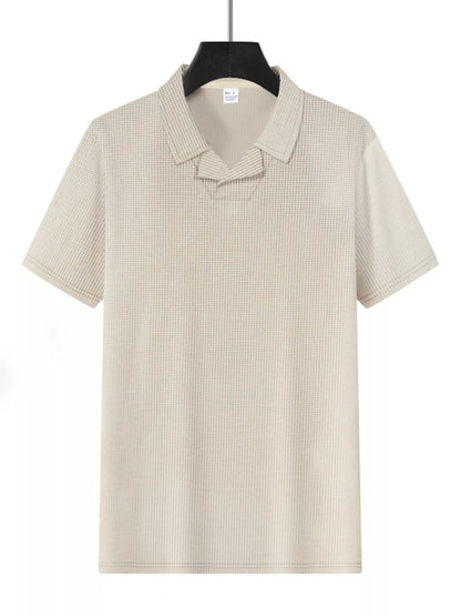 Men's Casual Short Sleeve Polo and Shorts Set