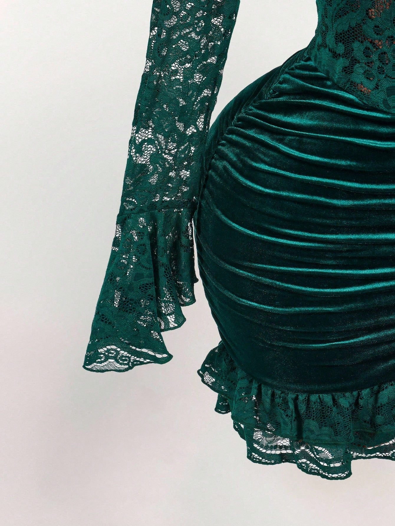 V-Neck Hip-Hugging Short Dress