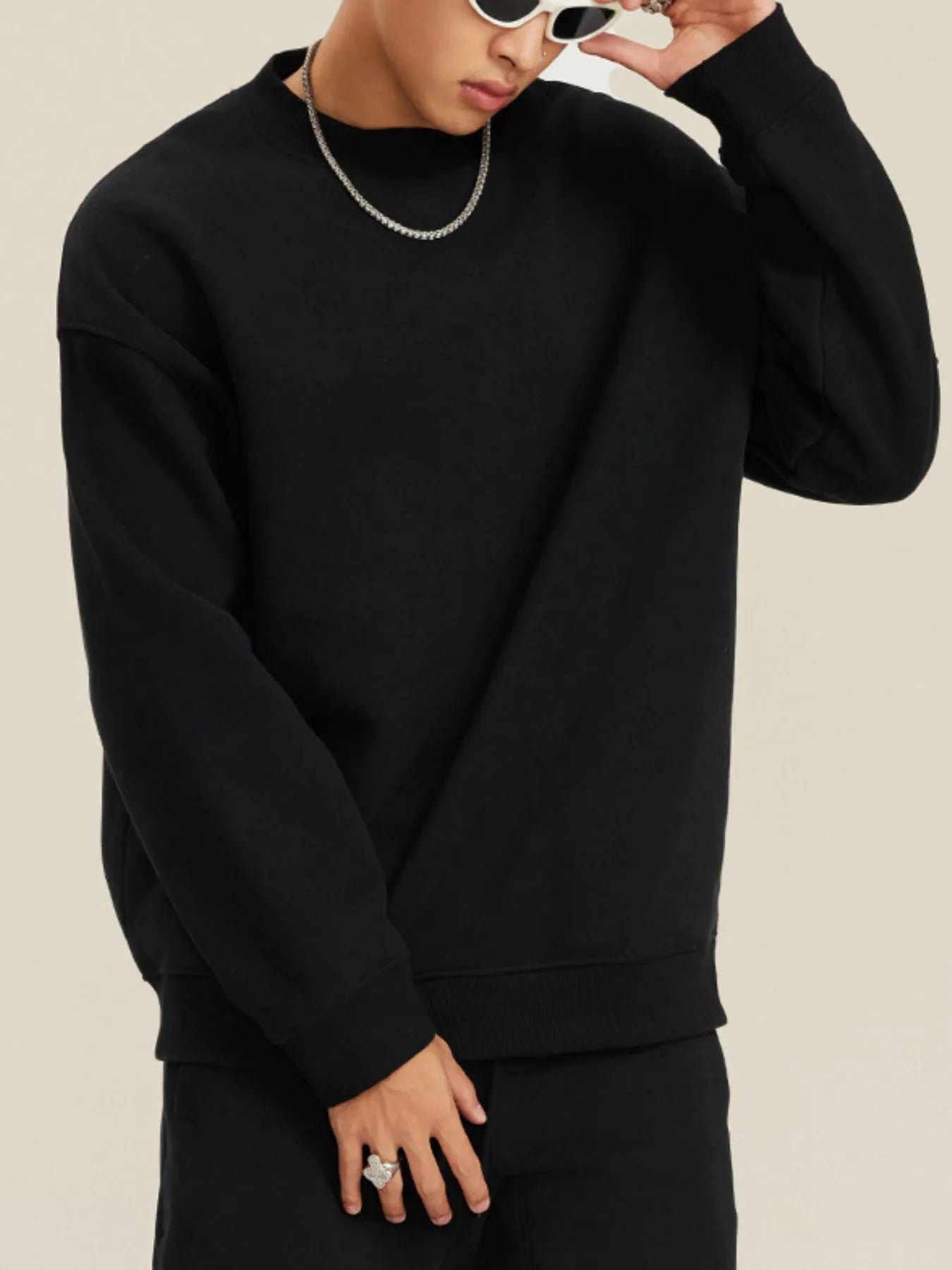 Men's Crew Neck Long Sleeve Sweatshirt