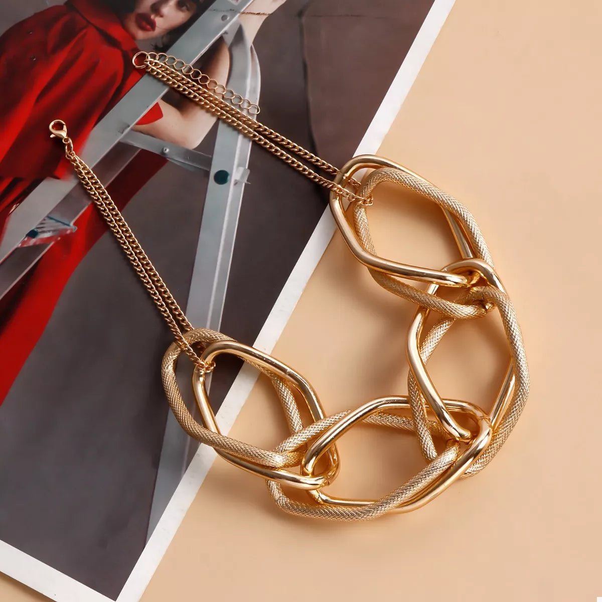 18K Gold-Plated Chain Necklace