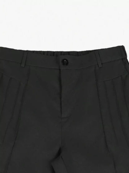 Men's Full Size Pleated Slim Fit Casual Pants Plus Size