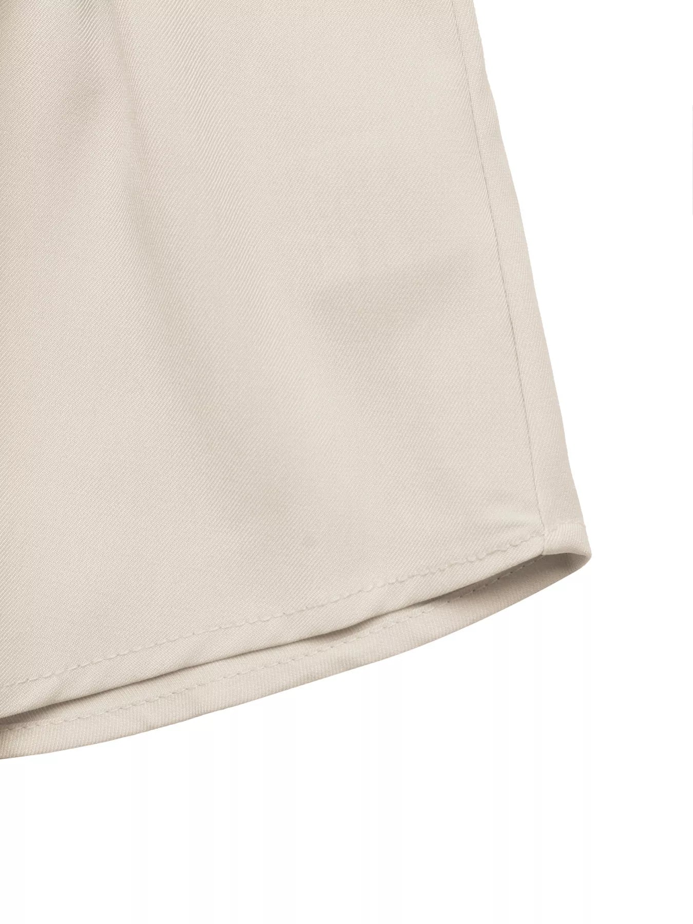 Ruched Button-Up Peplum Shirt