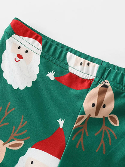Children's Reindeer & Santa Pajama Set
