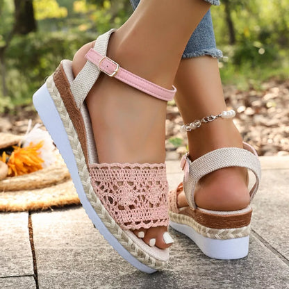 Crochet espadrille sandals, view 15