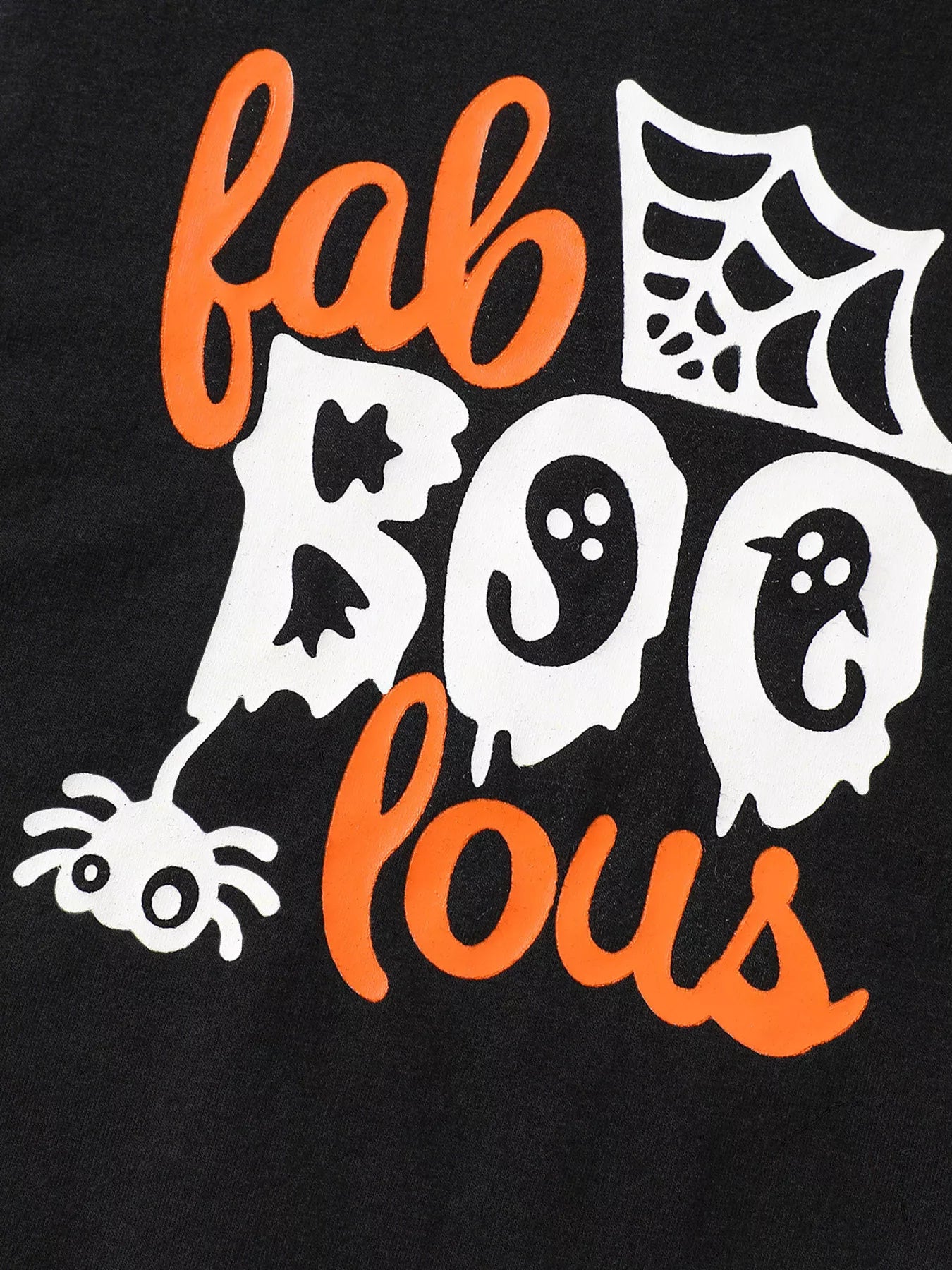 Children's Halloween 'Fab-Boo-Lous' Bat Wing Top and Tulle Skirt Set