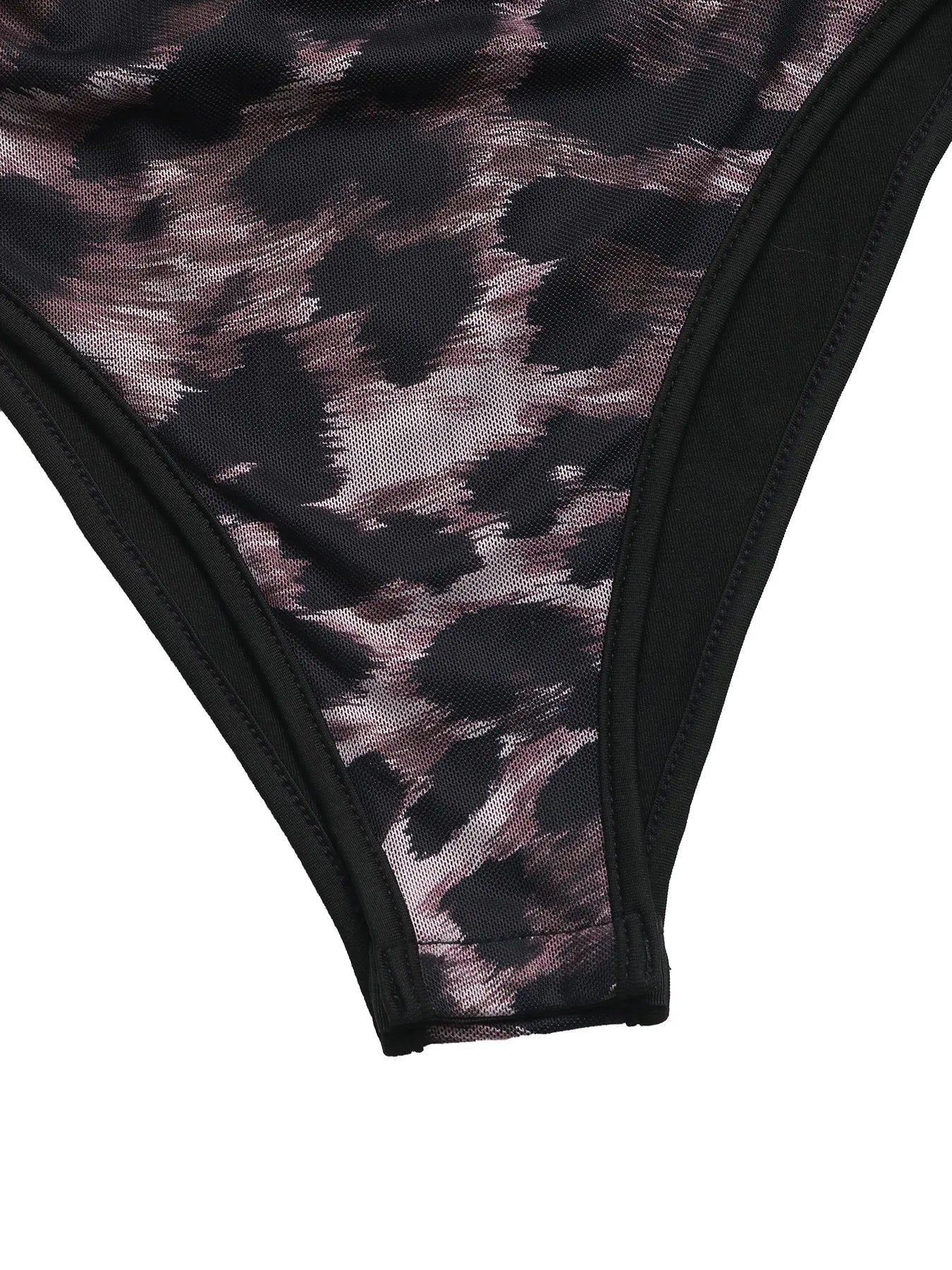 Leopard Print One Shoulder Bodysuit