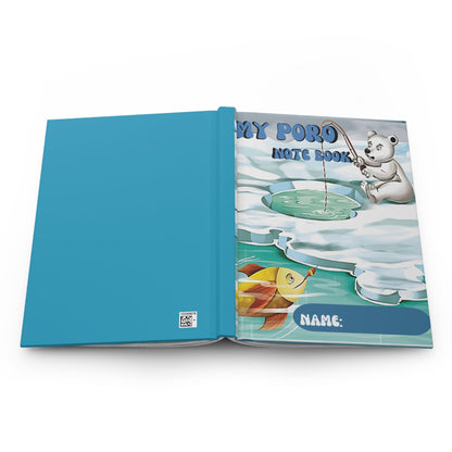 Poro the Polar Bear Fishing Hardcover Journal (Matte)