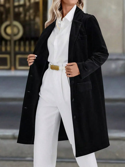 Long Sleeve Longline Coat