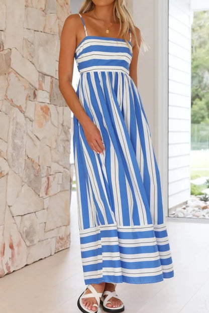 Striped Flowing Cami Dress