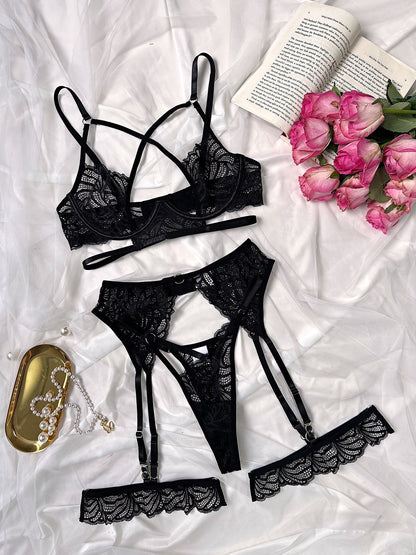 Four-piece Lingerie Set